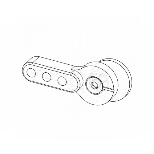 Selektor ognia CNC AR15 (A) czerwony - Retro Arms